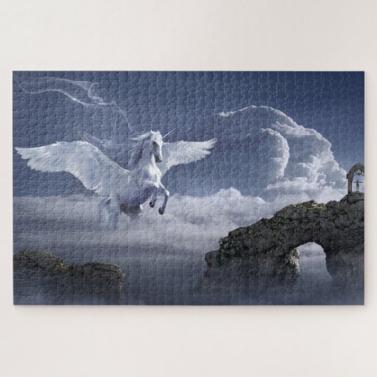 Pegasus in den Wolken Puzzle (Horizontal)