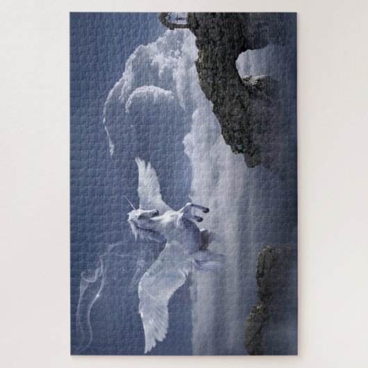 Pegasus in den Wolken Puzzle (Vertikal)