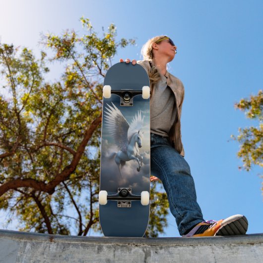 Pegasus in den Wolken Skateboard (Außenbereich 1)