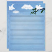 Pegasus in Manuskriptepapier der Sternennacht (Vorne/Hinten)