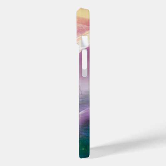 Pegasus in Wildblumen Personalisieren Case-Mate iPhone Hülle (Rückseite / Links)