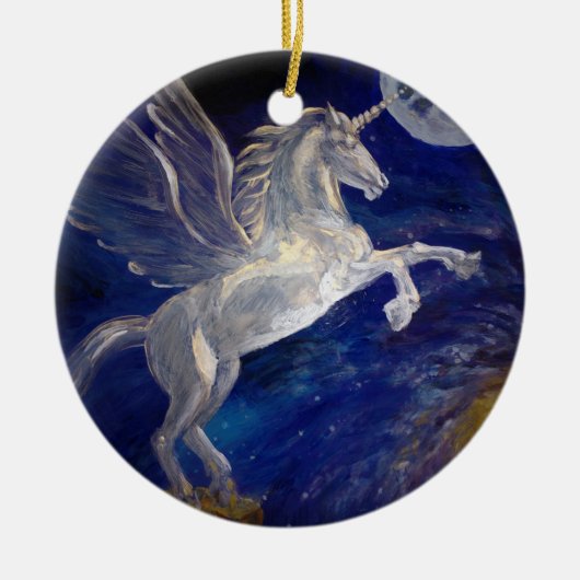 Pegasus Keramik Ornament (Vorne)