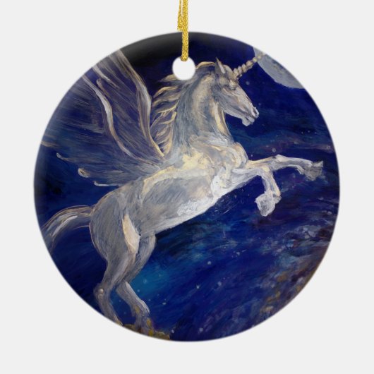 Pegasus Keramik Ornament (Hinten)