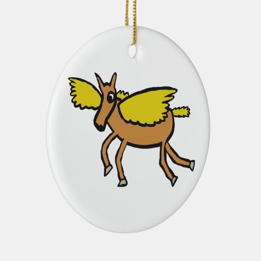 Pegasus Keramik Ornament (Rechts)