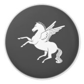 Pegasus Keramikknauf (Vorderseite)