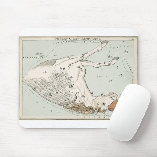 Pegasus - Konstellation - Horoskop - Zodiac Mousepad (Mit Mouse)