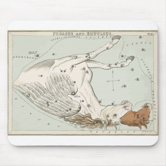 Pegasus - Konstellation - Horoskop - Zodiac Mousepad (Vorne)