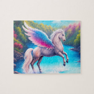 Pegasus & Lake Jigsaw Puzzle