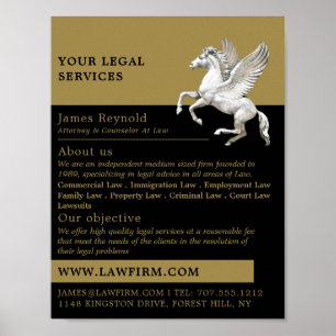 Pegasus, Legal Services Poster