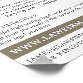 Pegasus, Legal Services Poster (Ecke)