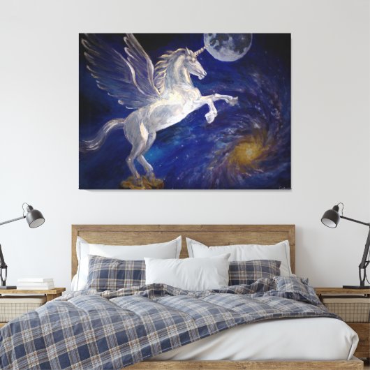 Pegasus Leinwanddruck (Insitu (Schlafzimmer))
