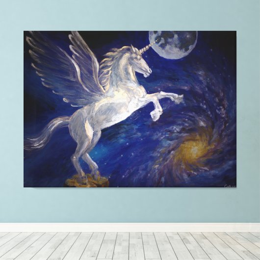 Pegasus Leinwanddruck (Insitu (Holzboden))