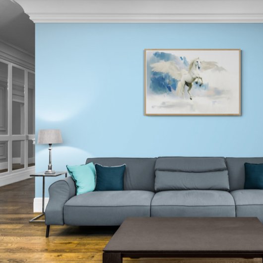 Pegasus Leinwanddruck