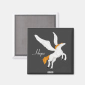 Pegasus Magnet (Vorderseite/Rückseite)