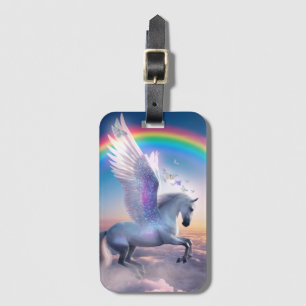 Pegasus mit Regenbogen Gepäckanhänger
