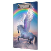 Pegasus mit Regenbogen Klemmbrett (Links)