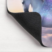 Pegasus mit Regenbogen Mousepad (Ecke)