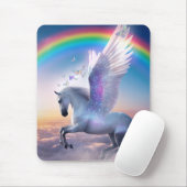 Pegasus mit Regenbogen Mousepad (Mit Mouse)