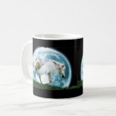 Pegasus & Moon Fantasy Art Drinks Tasse (Vorderseite Links)