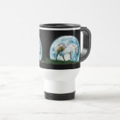 Pegasus & Moon Fantasy Art Drinks Tasse (VorderseiteRechts)