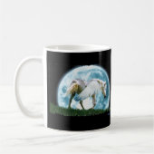 Pegasus & Moon Fantasy Art Drinks Tasse (Links)