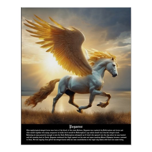 Pegasus Mythology Poster (Vorderseite)