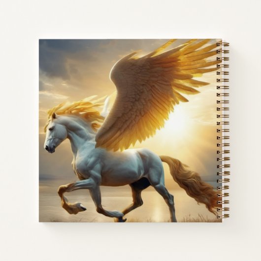 Pegasus Notizblock (Rückseite)