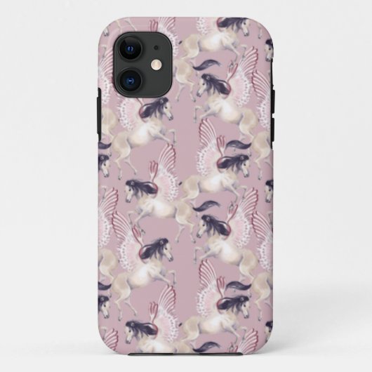 Pegasus pastel Case-Mate iPhone hülle (Rückseite)