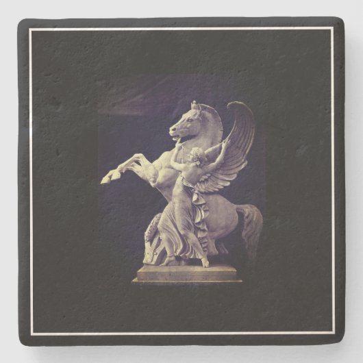 Pegasus – Pégase – Louis-Emile Durandelle Steinuntersetzer (Vorderseite)