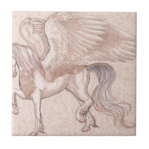 Pegasus-Pferd, Pony, Pegasus, Einhorn, magisch Fliese