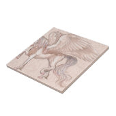 Pegasus-Pferd, Pony, Pegasus, Einhorn, magisch Fliese (Seite)