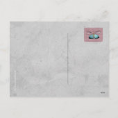 Pegasus Pferd Runde Kinderzimmer Postkarte (Rückseite)