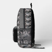 Pegasus Pferde Full Moon Sky Personalisiert Bedruckter Rucksack (Rechts)