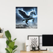 Pegasus-Pferdeblitz Poster (Heimbüro)