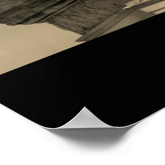 Pegasus Pont Alexandre statue skulptur Paris Pont Poster (Ecke)