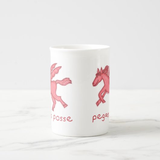 Pegasus Posse China Tasse (Vorderseite)