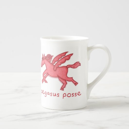 Pegasus Posse China Tasse (Rechts)