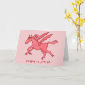 Pegasus Posse Karte (Gelbe Blume)