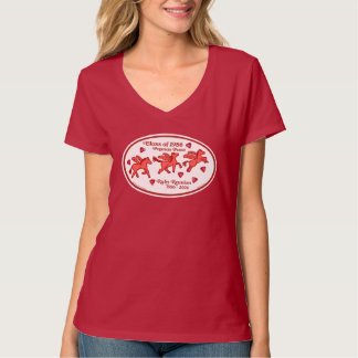 Pegasus Posse Ruby Reunion V-Ausschnitt T-Shirt