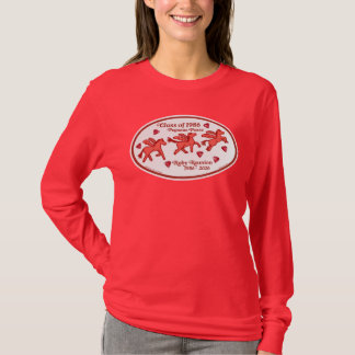 Pegasus Posse Ruby Treffen, Deep Red Long Sleeve T T-Shirt