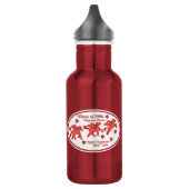 Pegasus Posse Ruby Wiedervereinigung Edelstahlflasche (Links)