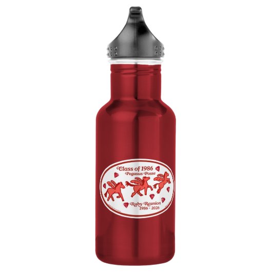 Pegasus Posse Ruby Wiedervereinigung Edelstahlflasche (Rechts)