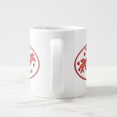 Pegasus Posse Ruby Wiedervereinigung Jumbo-Tasse (Rückseite)