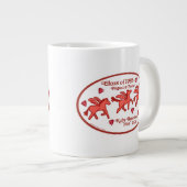 Pegasus Posse Ruby Wiedervereinigung Jumbo-Tasse (Vorderseite Rechts)