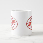Pegasus Posse Ruby Wiedervereinigung Jumbo-Tasse (Vorderseite)