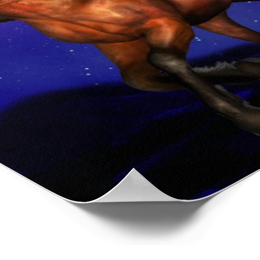 Pegasus-Poster Poster (Ecke)