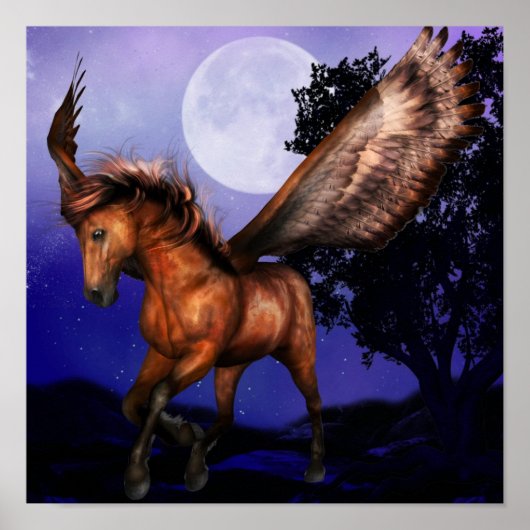 Pegasus-Poster Poster (Vorne)