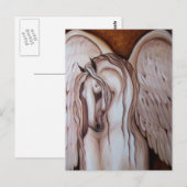Pegasus Postkarte (Vorne/Hinten)