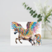 Pegasus Postkarte (Stehend Vorderseite)