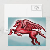 Pegasus Postkarte (Vorne/Hinten)